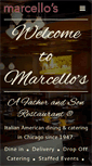 Mobile Screenshot of marcellos.com